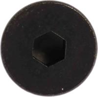 281-445 RS PRO Black, Self-Colour Steel Hex Socket Countersunk Screw, DIN 7991, M4 x 16mm