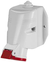 5186357t Scame IP67 Red Wall Mount 3P + N + E Industrial Power Socket, Rated At 63A, 415 V