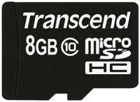 ts8gusdhc10 Transcend 8 GB MicroSDHC Micro SD Card, Class 10