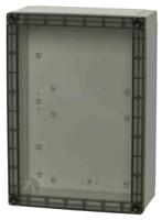 pc-20088-xht-enclosure Fibox Grey Polycarbonate Enclosure, IP66, IP67, IK08, Smoked Grey Lid, 255 x 180 x 88mm
