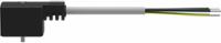 kmf-1-24dc-25-led Festo Plug and Cable, KMF Series, For Use With MFHE Series Solenoid Valve