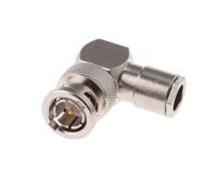 j01002a1217 Telegartner, Plug Cable Mount BNC Connector, 75Ω, Clamp Termination, Right Angle Body