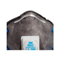 3m-aura-9922 3M 9900 Speciality Series Respirator Mask for Nuisance Odour Protection, FFP2, Valved, Moulded 10 per Package
