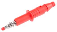 669584-2122 Staubli Black, Red Male Banana Plug, 4 mm Connector, Screw Termination, 32A, 600V, Nickel Plating