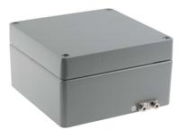 190-1874 RS PRO Aluminium Enclosure, IP66, IK09, 180 x 180 x 100mm