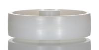 uoo080x34-12 Tente White Polyamide Low Roll Resistence Trolley Wheel, 200kg