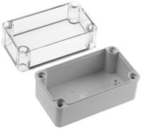 pc-c-85-t-enclosure Fibox Piccolo Series Grey Polycarbonate Enclosure, IP66, IP67, Transparent Lid, 140 x 80 x 85mm