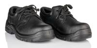 r102-07 RS PRO Unisex Black Steel Toe Capped Safety Shoes, UK 7, EU 41