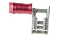 156667-1 TE Connectivity PIDG FASTON .250 Red Insulated Female Spade Connector, Flag Terminal, 6.35 x 0.81mm Tab Size, 0.3mm² to