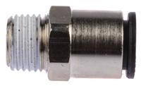 3175-10-13 Legris LF3000 Series Straight Threaded Adaptor, R 1/4 Male to Push In 10 mm, Threaded-to-Tube Connection Style