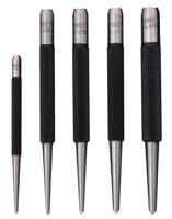 s816pc Starrett 5-Piece Punch Set, Centre Punch, 1.5 → 4 mm Shank
