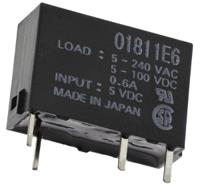 g3dz-2r6pl-dc5 Omron G3DZ Series Solid State Relay, 0.6 A Load, PCB Mount, 264 V ac Load, 5 V dc Control