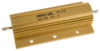 hs150-r1-j Arcol, 100mΩ 150W Wire Wound Chassis Mount Resistor HS150 R1 J ±5%