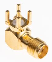 r125680000w Radiall, Jack PCB Mount SMA Connector, 50Ω, Solder Termination, Right Angle Body