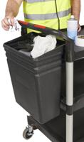 103-8686 RS PRO 3 Shelf Plastic Trolley, 1100 x 490mm, 150kg Load