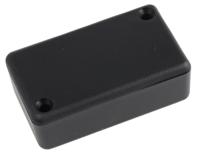 1551hbk Hammond 1551 Series Black ABS Enclosure, IP54, Flanged, Black Lid, 60 x 35 x 20mm