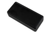 1551cbk Hammond 1551 Series Black ABS Enclosure, IP54, Flanged, Black Lid, 65 x 30 x 15.5mm