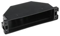 249-1950-000 ITT Cannon DL Series Thermoplastic Right Angle D Sub Backshell, 156 Way, Strain Relief