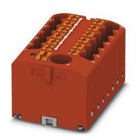 3273486 Phoenix Contact Distribution Block, 13 Way, 0.14 → 4mm², 24A, 450 V, Red