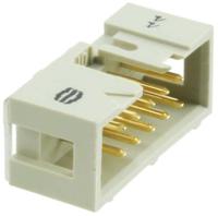 09185107323 HARTING SEK 18 Series Right Angle Through Hole PCB Header, 10 Contact(s), 2.54 mm Pitch, 2 Row, Shrouded