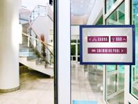 4872-07 Durable Blue A4 Smooth and rigid Information Frame, 323mm Height, 236mm Width