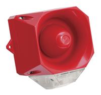 7052113full-0120 Eaton Series Clear Sounder Beacon, 9 → 60 V dc, IP66, Wall Mount, 110dB at 1 Metre