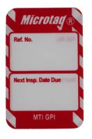 mic-mti-gpi-rd-20 Brady White on Red Safety Prohibition Tag, English Language, 1 per Pack