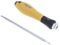 31499 Wiha Hexagon; Phillips; Slotted; Torx Interchangeable Screwdriver Set, 11-Piece, ESD-Safe