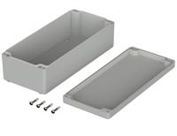 03244000 Bopla Euromas Series Light Grey ABS Enclosure, IP65, Light Grey Lid, 340 x 150 x 100mm