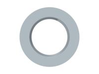 1sng607005r0000 Grey UL 94 V2 PA 6 Cable Gland Locknut, M16 Thread