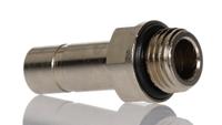 102151028 Norgren PNEUFIT 10 Series Straight Threaded Adaptor, G 1/4 Male to Push In 10 mm, Threaded-to-Tube Connection Style