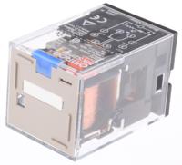 mks2pin-24vdc Omron Plug In Relay, 24V dc Coil, 10A Switching Current, DPDT