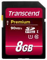 ts8gsdu1 Transcend 8 GB SDHC SD Card, Class 10, UHS-I