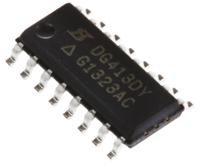 dg413dy-e3 Vishay DG413DY-E3 Analogue Switch Quad SPST 15 V, 18 V, 24 V, 28 V, 16-Pin SOIC