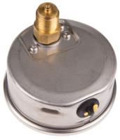 7656072 WIKA Analogue Pressure Gauge 100bar Back Entry 100mm Outside Diameter