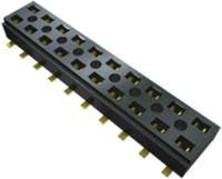 clt-106-02-l-d-be-a Samtec CLT Series Straight Surface Mount PCB Socket, 12-Contact, 2-Row, 2mm Pitch, Solder Termination
