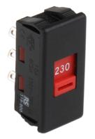 k22208eaal Arcolectric (Bulgin) Ltd IP40 Panel Mount Slide Switch DPDT 16 A @ 250 V ac Slide
