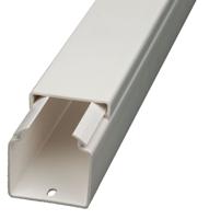 237-4039 RS PRO White Mini Trunking, W15 mm x D15mm, L2m, PVC