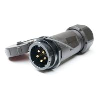304-744 RS PRO Industrial Circular Connector, 5 Contacts, In-Line Cable Mount, SY21 Connector, Socket, Male, IP67, SY21 Series