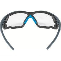 9181265 uvex suXXeed Anti-Mist UV Safety Glasses, Clear PC Lens