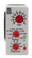 178-5021 RS PRO Plug In Timer Relay, 12 → 240V ac/dc, 0.1 s → 100days, DPDT