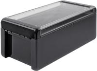 96025234-b-221309-pc-v0-g-7024 Bopla Bocube Series Graphite Grey Polycarbonate V0 Enclosure, IP66, IP68, IK07, Transparent Lid, 231 x 125 x 90mm