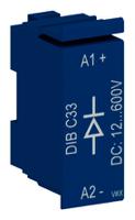 dib-c33 WEG Surge Suppressor for use with CWB9 to CWB38 Contactors (DC Coil), 12 → 600 V dc