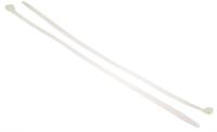 811-1701 RS PRO Cable Tie, 550mm x 12.7 mm, Natural Nylon, Pk-100