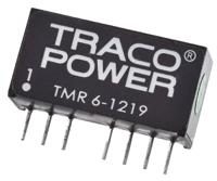 tmr-6-1219 TRACOPOWER TMR 6 DC-DC Converter, 9V dc/ 667mA Output, 9 → 18 V dc Input, 6W, Through Hole, +70°C Max Temp -40°C