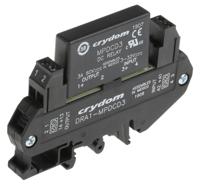 dra1-mpdcd3 Sensata Crydom DRA1-MP Series Solid State Interface Relay, 32 V dc Control, 3 A Load, DIN Rail Mount