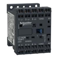 lc1k06103p7 Schneider Electric TeSys K LC1K Contactor, 230 V ac Coil, 3-Pole, 6 A, 2.2 kW, 3NO, 690 V ac