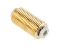 kq2e04-00a SMC Pneumatic Bulkhead Tube-to-Tube Adapter Straight Push In 4 mm to Push In 4 mm