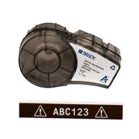139736 Brady B-595 White on White on Brown Label Printer Tape, 6.4 m Length, 12.70 mm Width