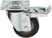 16636-fr LAG Braked Swivel Castor Wheel, 220kg Capacity, 125mm Wheel